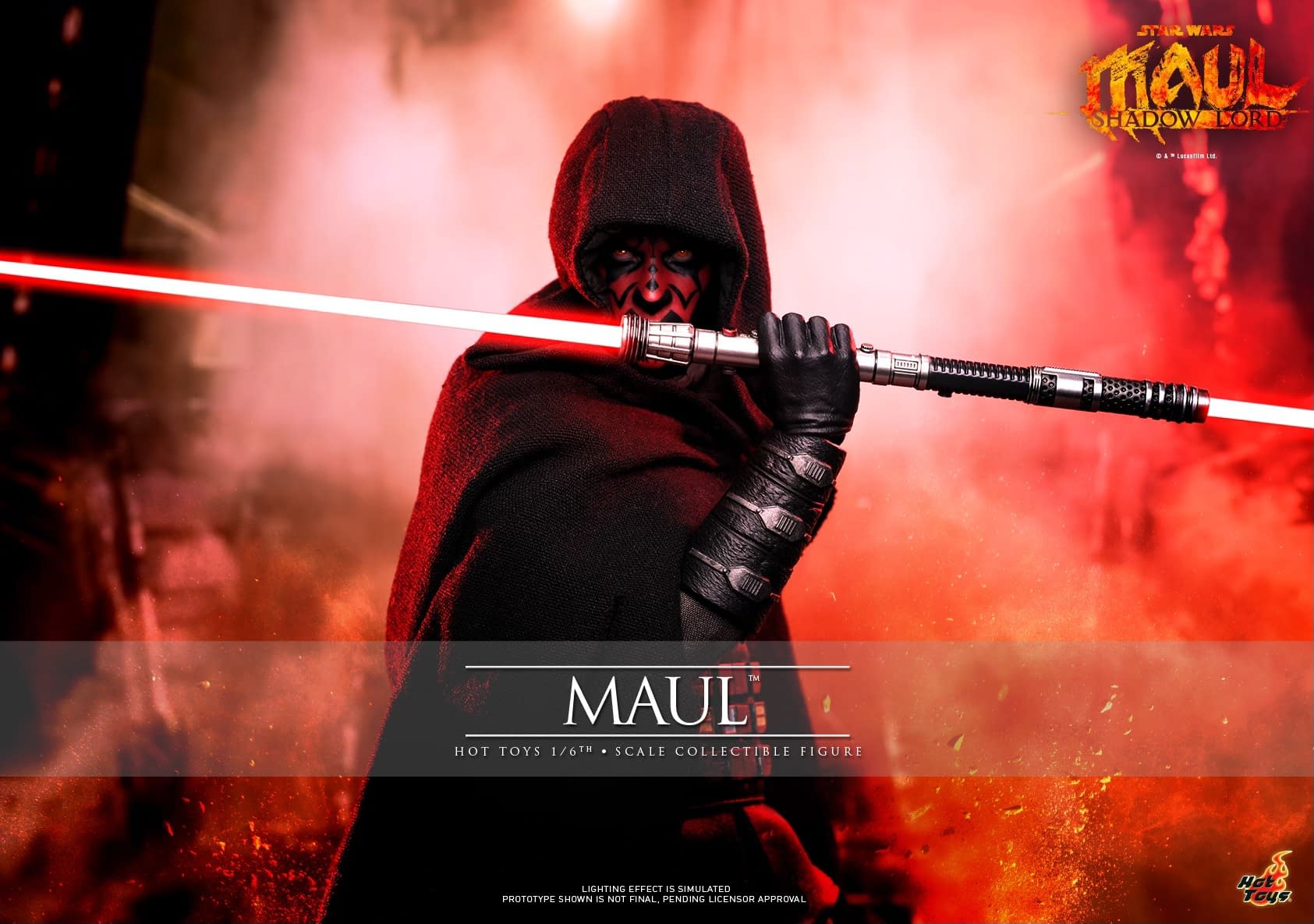 New Star Wars: Maul - Shadow Lord 1/6 Hot Toys Figure Arrives