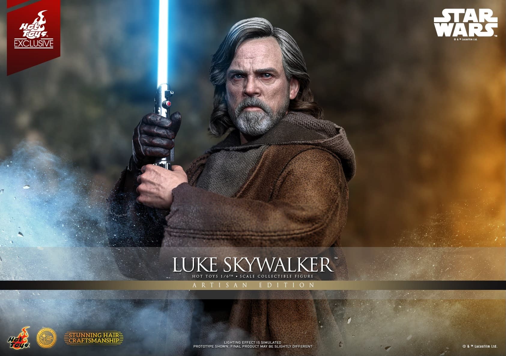 Hot Toys Exclusive Star Wars: The Last Jedi Luke Skywalker Revealed