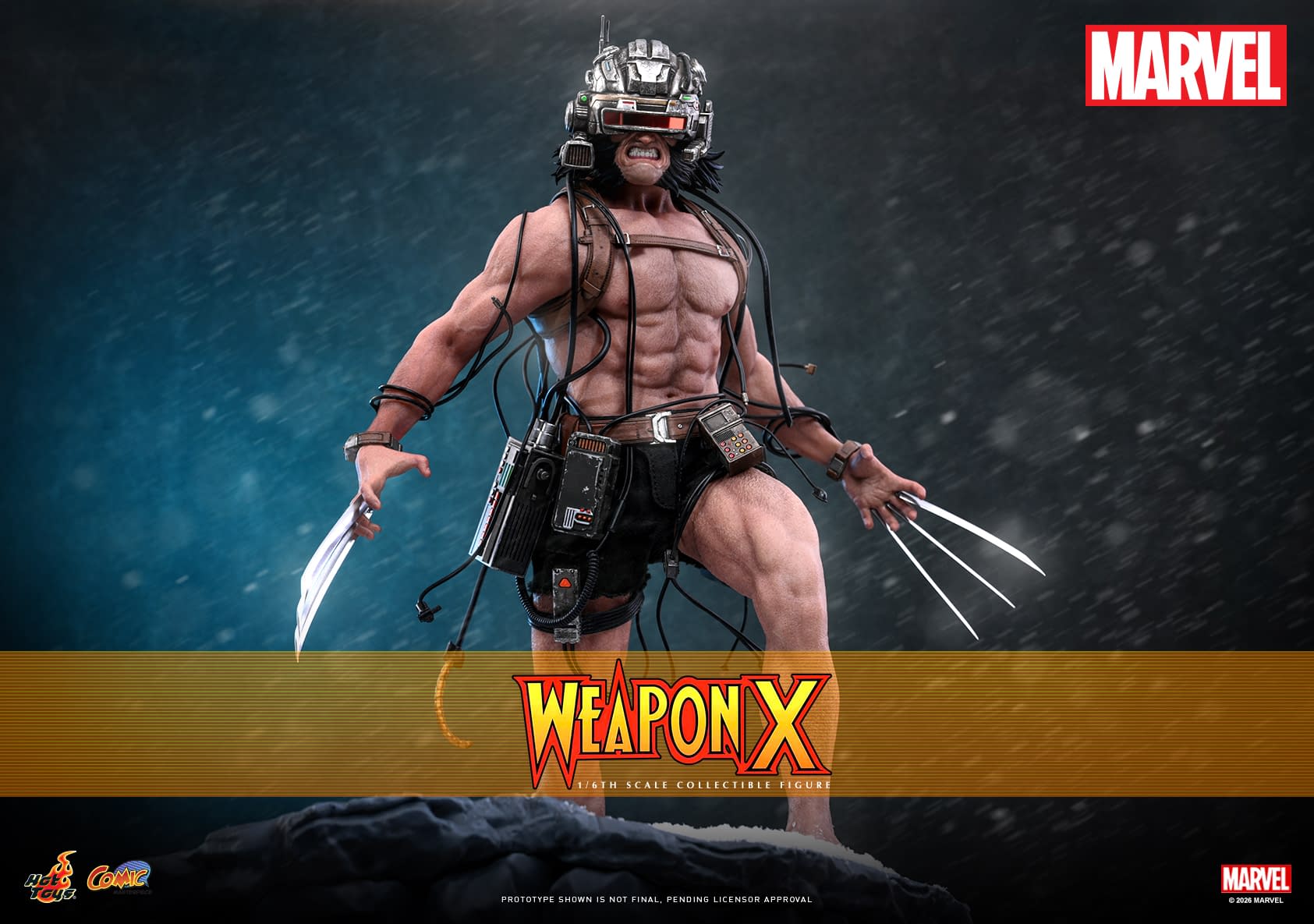 Marvel Comics Weapon X Escapes with New 1/6 Hot Toys Figure