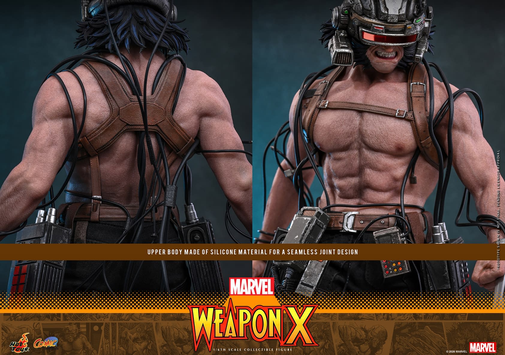 Marvel Comics Weapon X Escapes with New 1/6 Hot Toys Figure