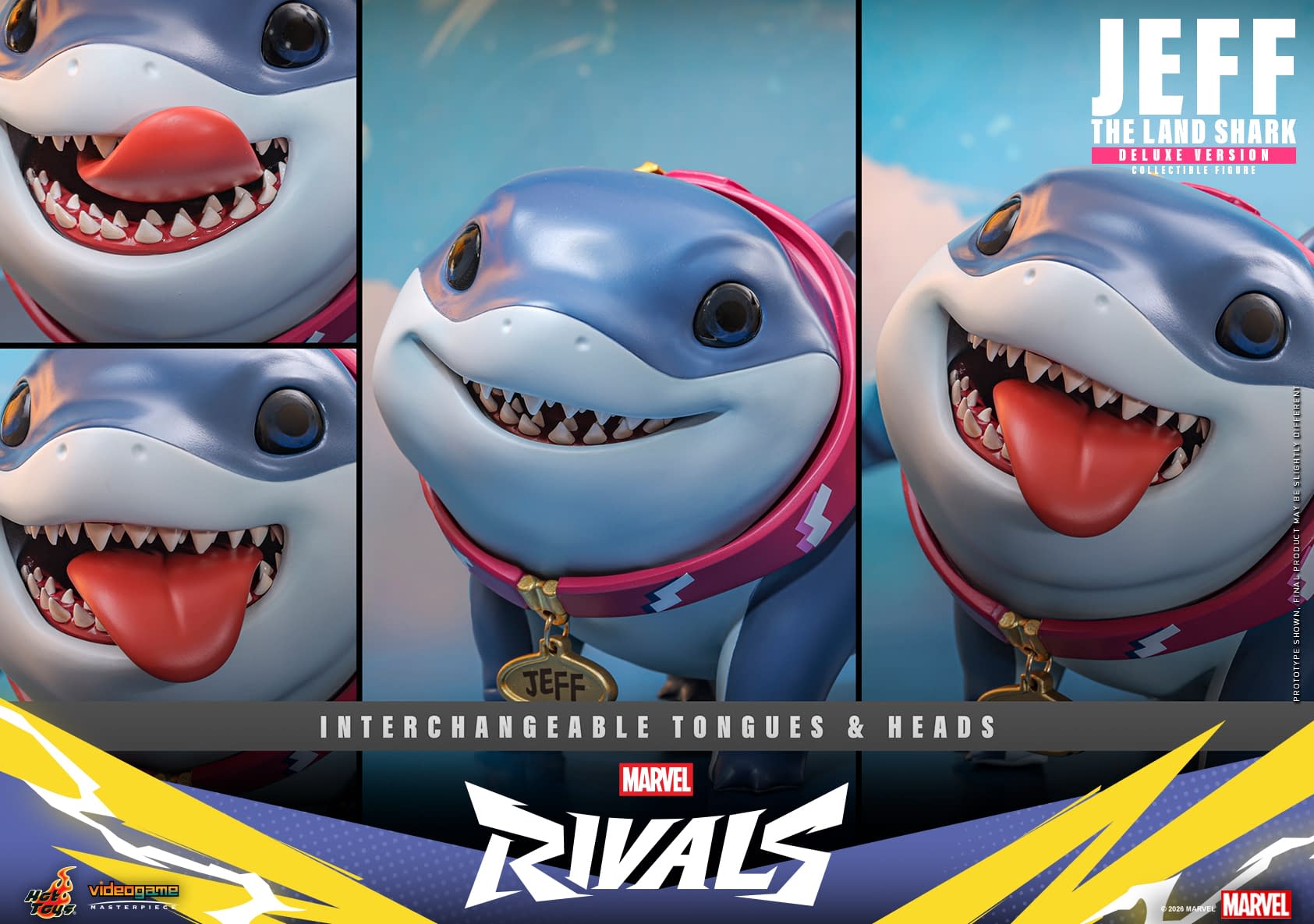 Take a Swim with Hot Toys New Marvel Rivals Jeff the Shark Figure