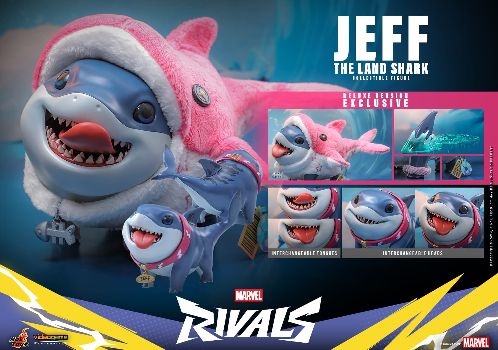 Take a Swim with Hot Toys New Marvel Rivals Jeff the Shark Figure