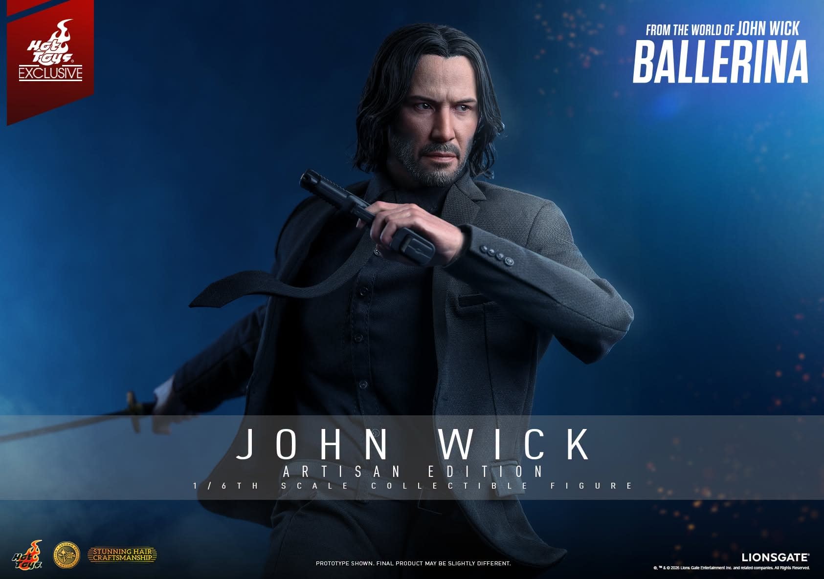 John Wick is Back with Hot Toys New Ballerina Artisan Edition Figure