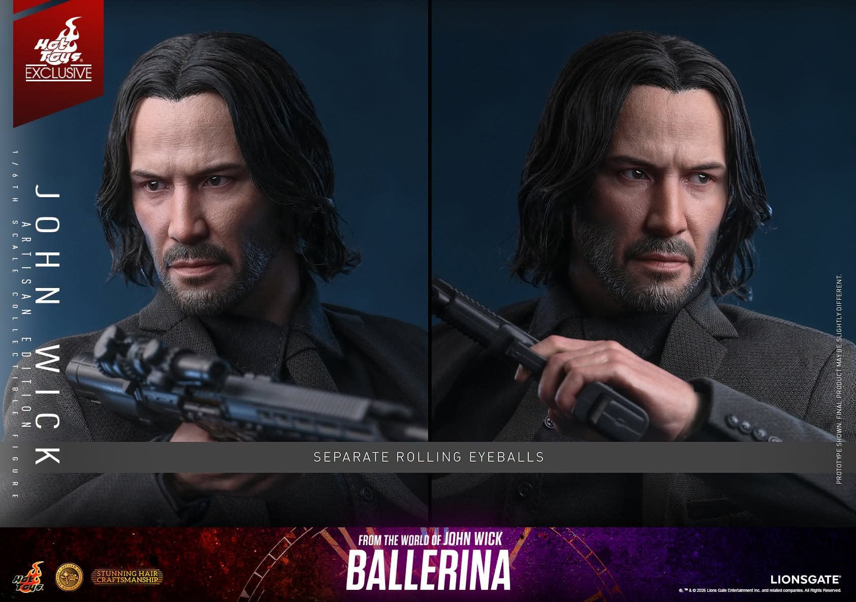 John Wick is Back with Hot Toys New Ballerina Artisan Edition Figure