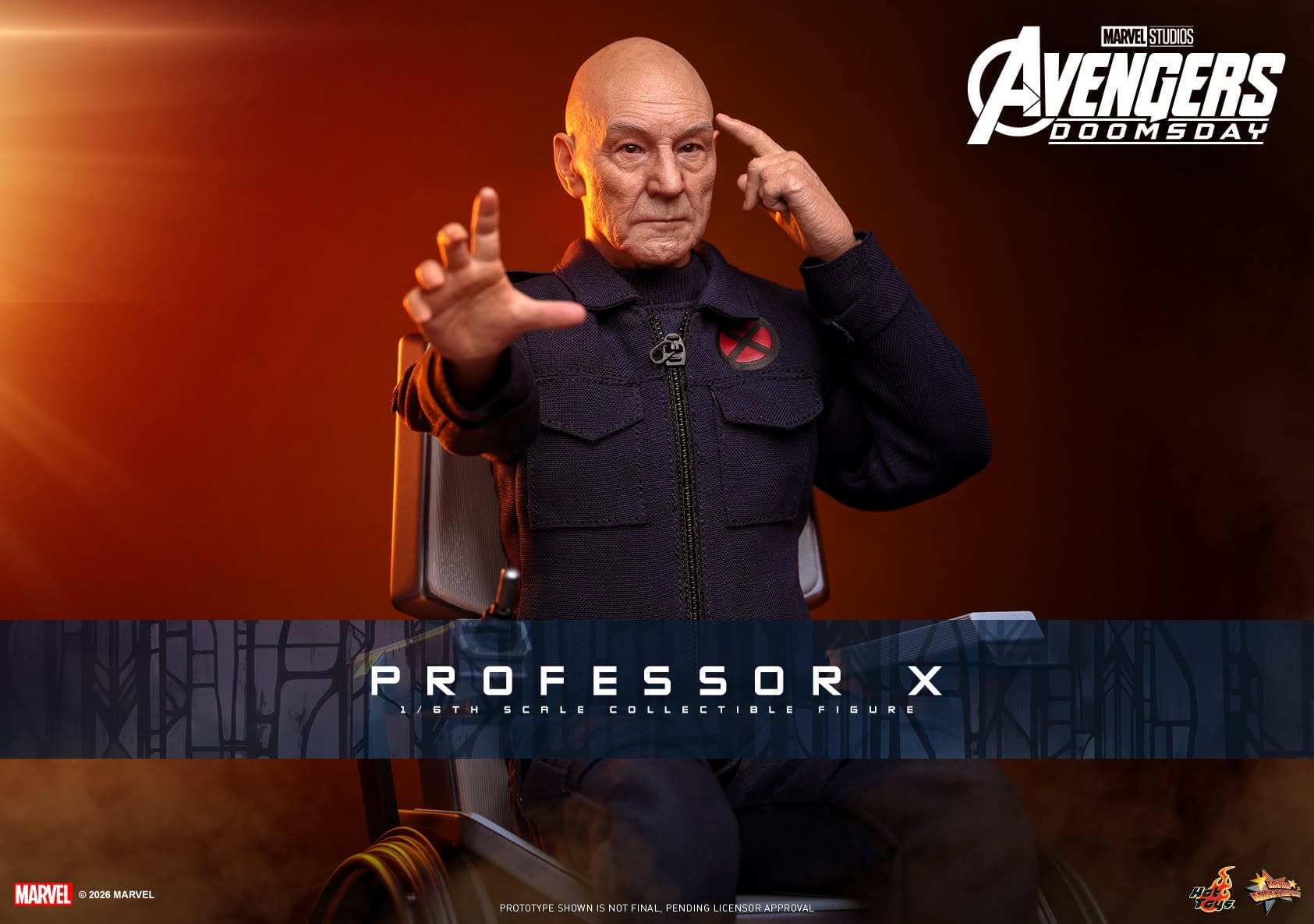 Hot Toys Reveals New Avengers: Doomsday Professor X 1/6 Scale Figure