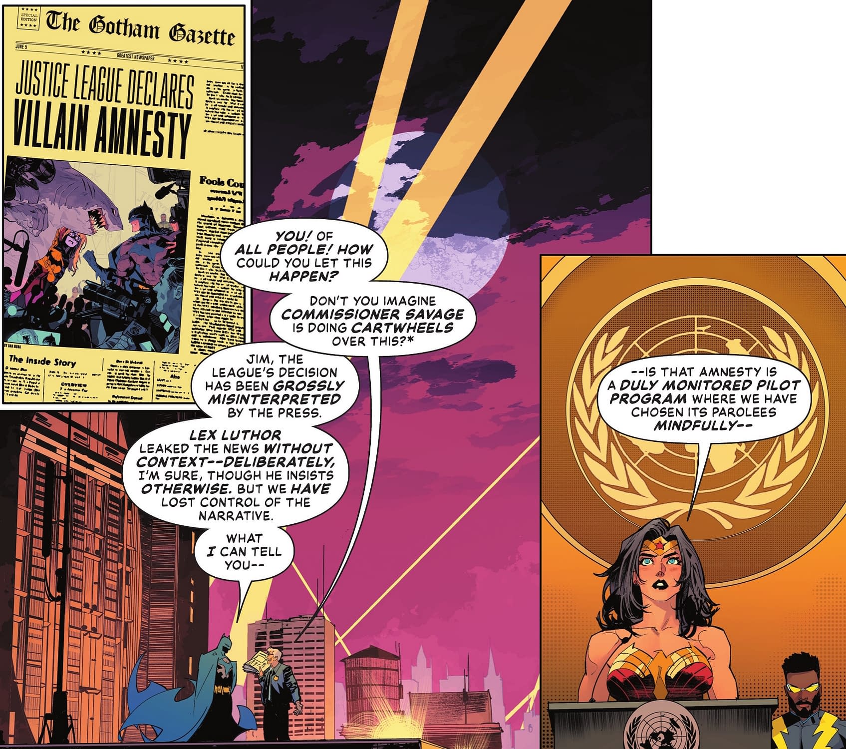 Justice League Unlimited #19 by Mark Waid, Dan Mora