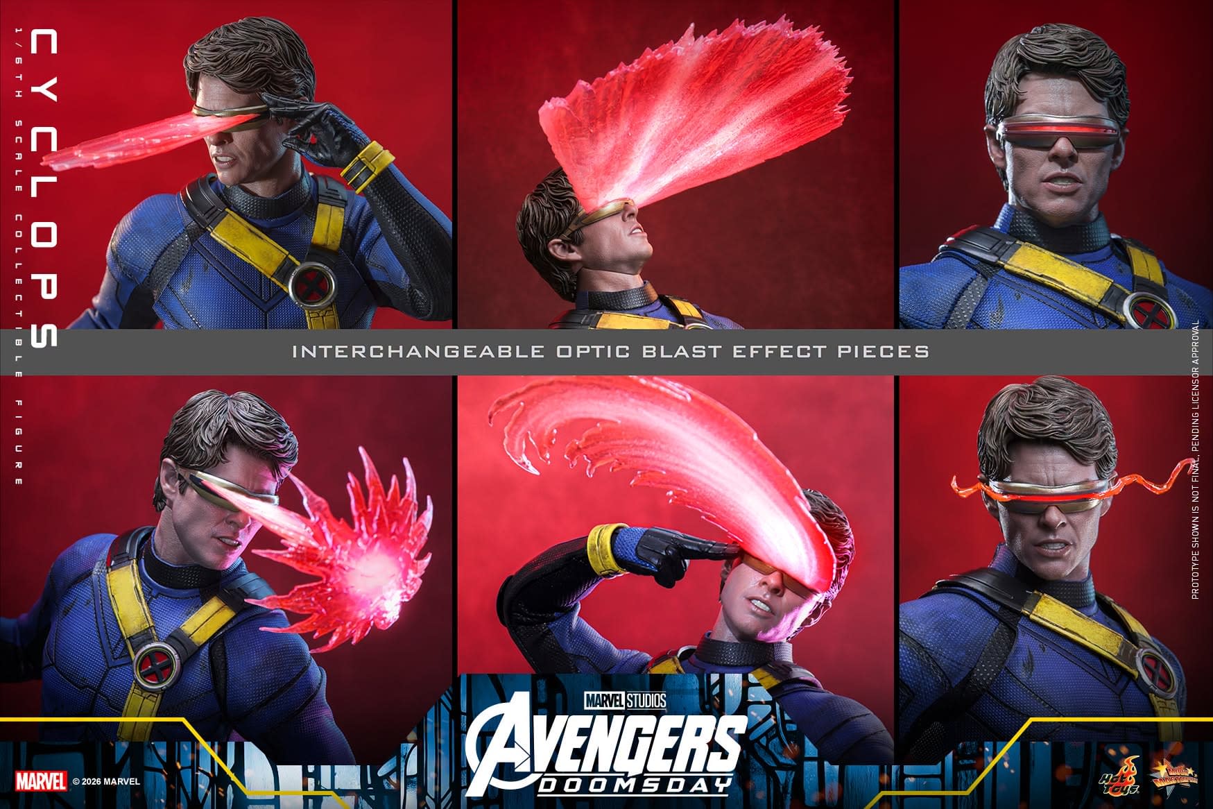 Cyclops Goes Deluxe with New Hot Toys Avengers: Doomday 1/6 Figure