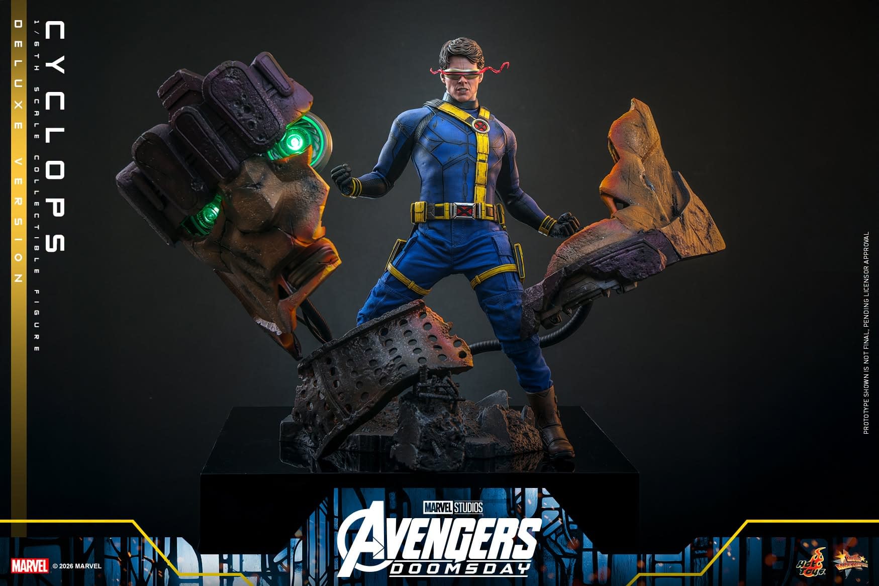 Cyclops Goes Deluxe with New Hot Toys Avengers: Doomday 1/6 Figure