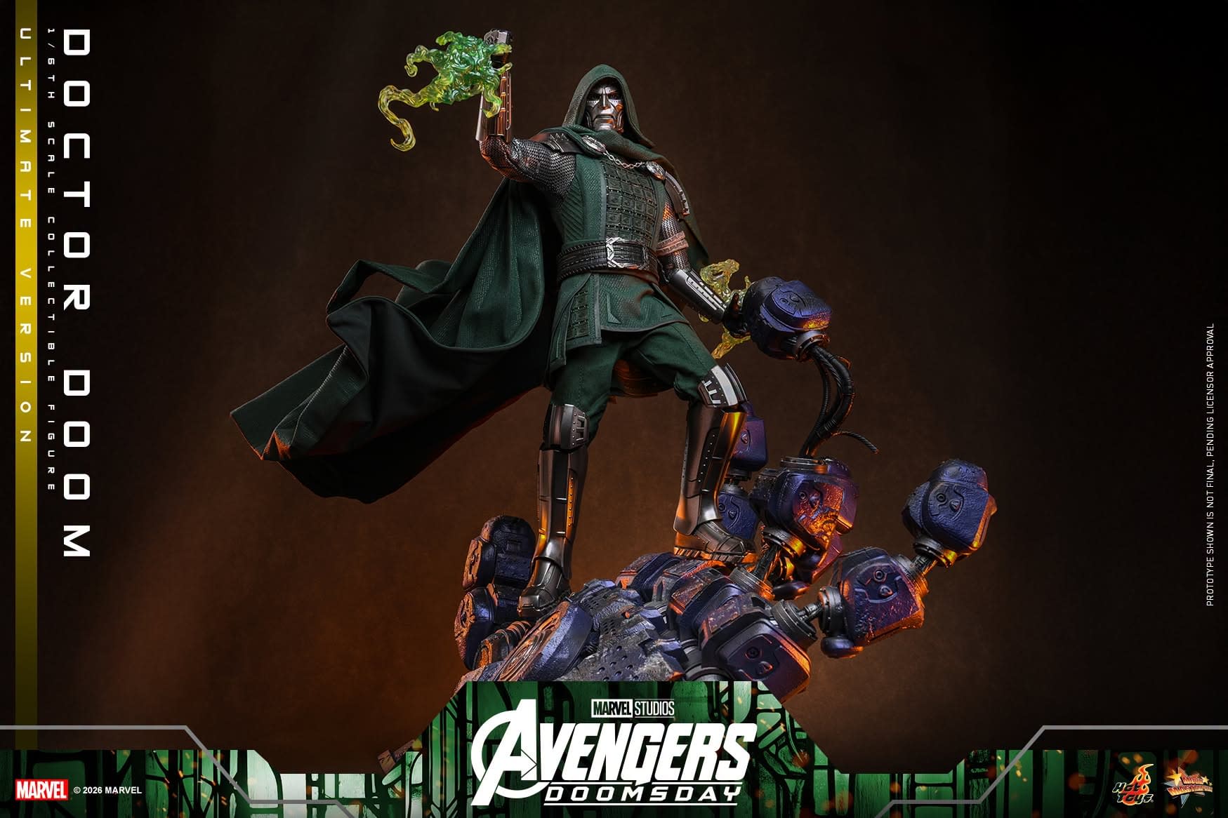 Avengers: Doomsday 1/6 Ultimate Doctor Doom Revealed by Hot Toys
