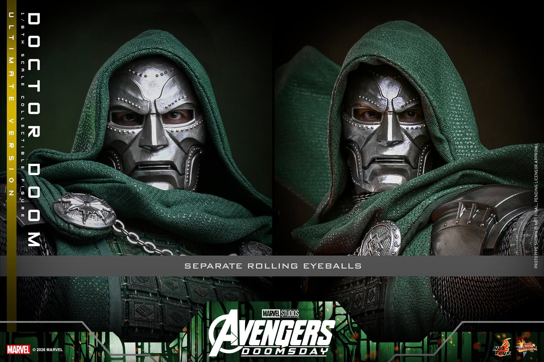 Avengers: Doomsday 1/6 Ultimate Doctor Doom Revealed by Hot Toys