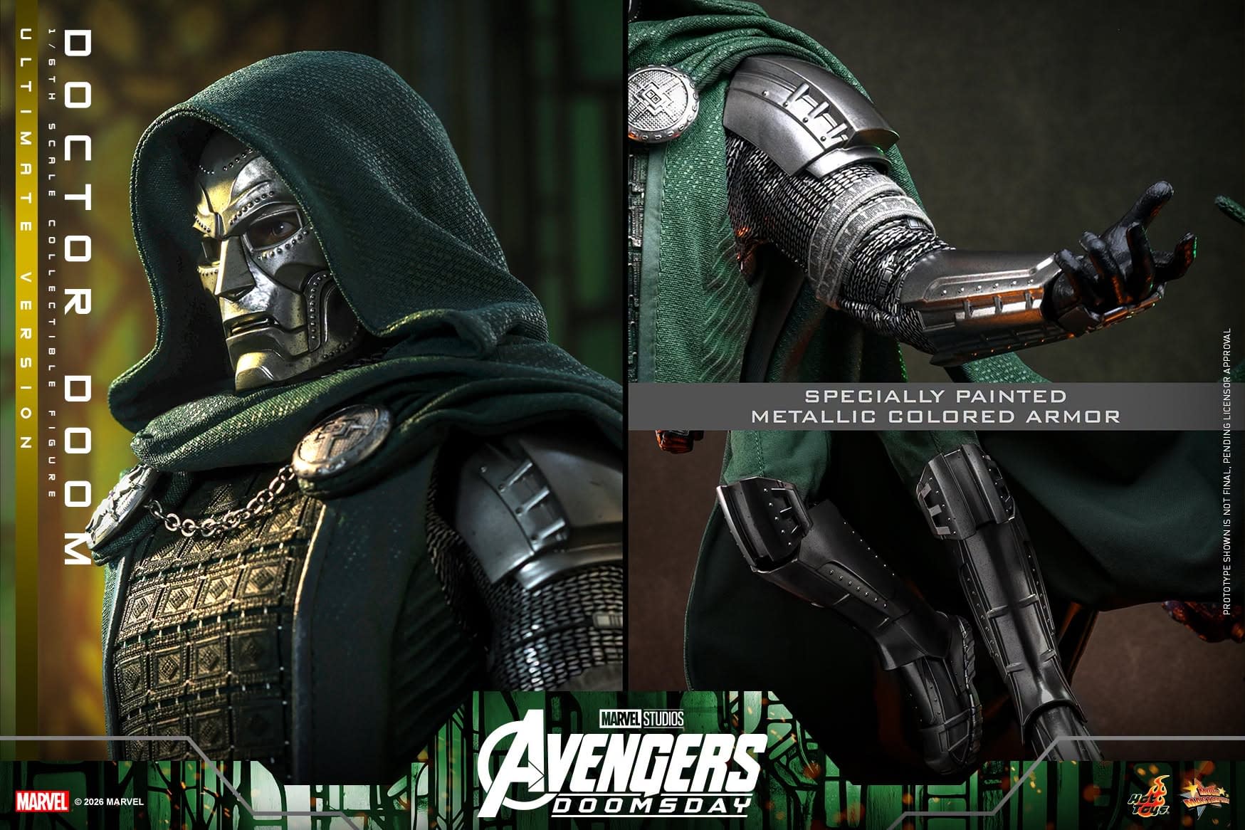 Avengers: Doomsday 1/6 Ultimate Doctor Doom Revealed by Hot Toys