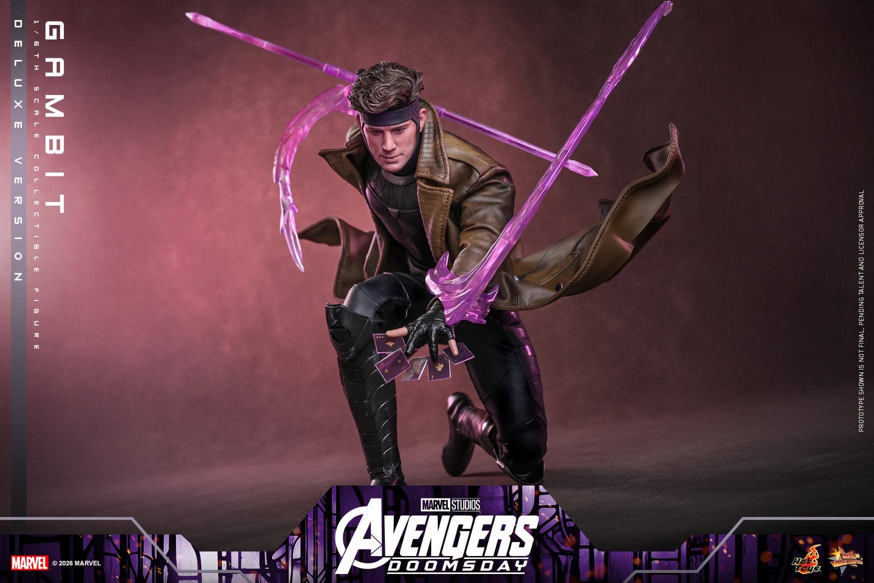 Gambit Joins the Fight with Hot Toys New Avengers: Doomsday 1/6 Figure