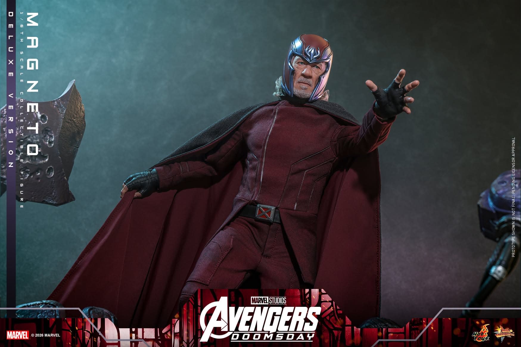 Hot Toys Unveils New 1/6 Avengers: Doomsday Deluxe Magneto Figure