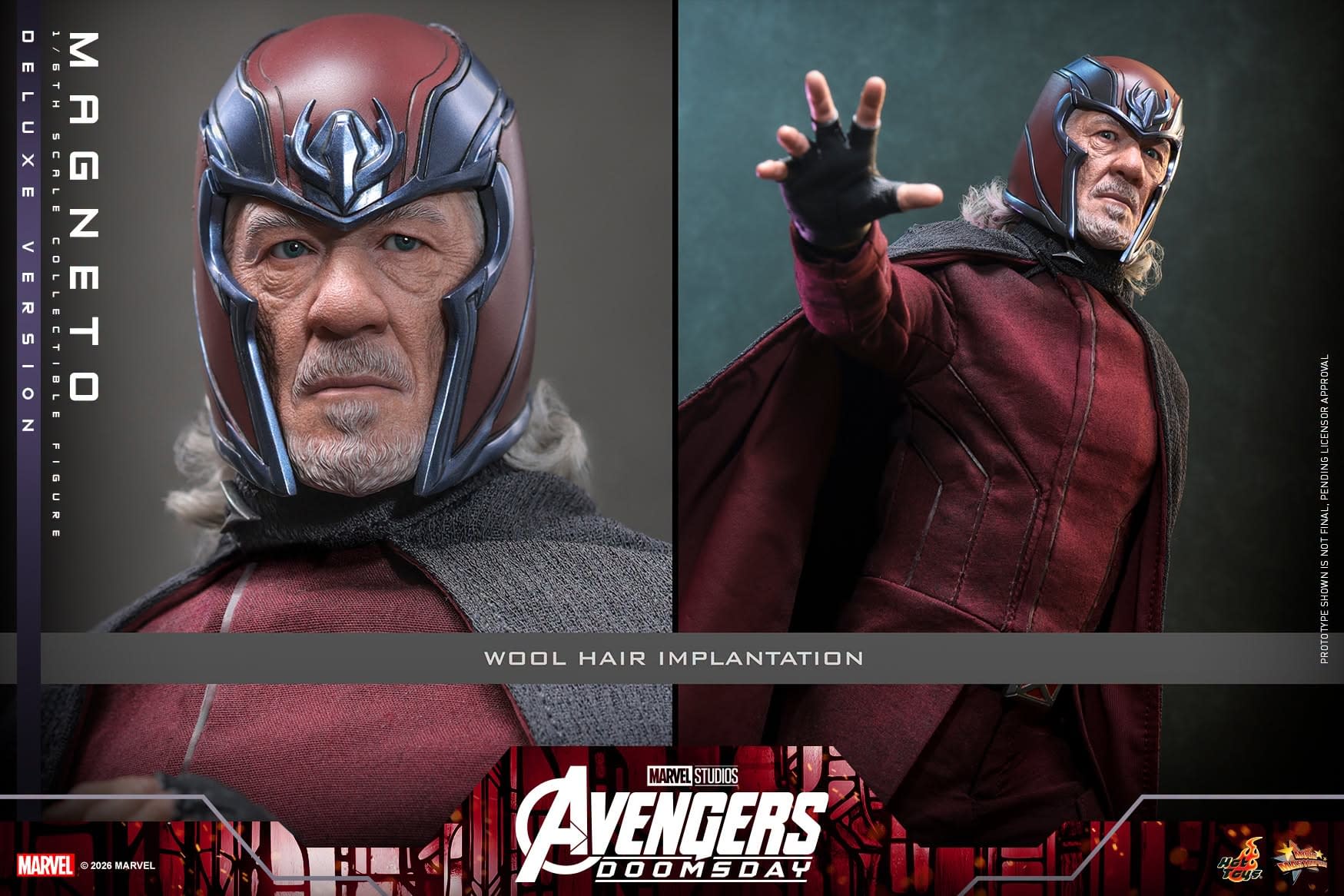 Hot Toys Unveils New 1/6 Avengers: Doomsday Deluxe Magneto Figure