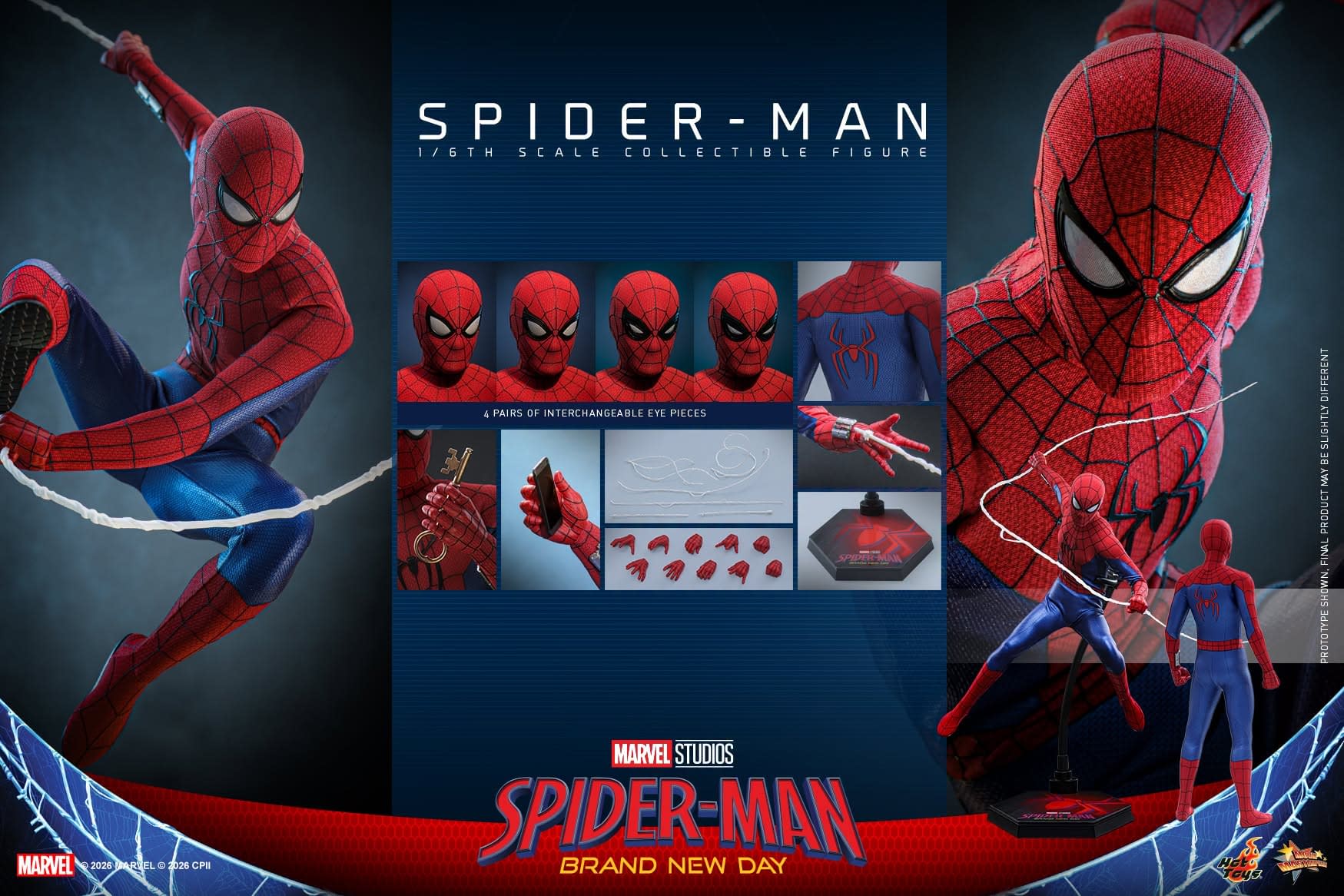 Hot Toys Reveals New 1/6 Scale Spider-Man: Brand New Day Figure