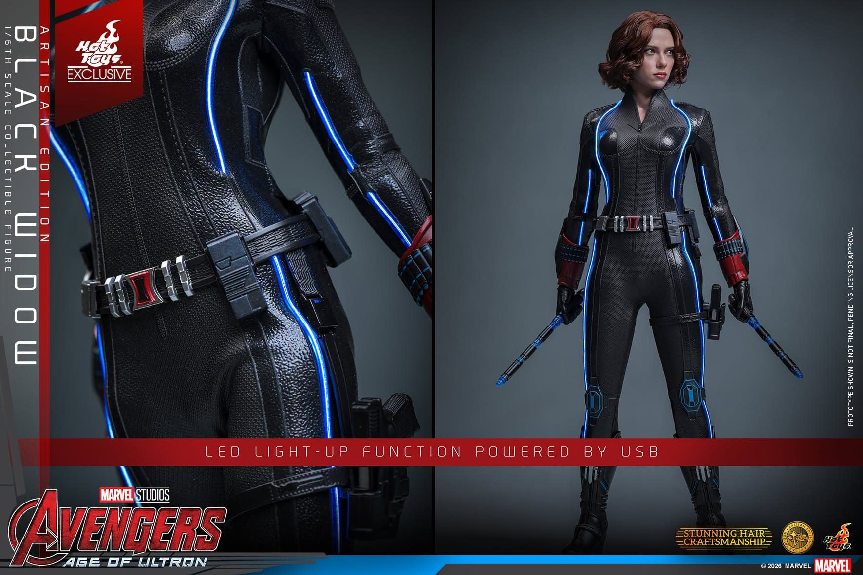 Hot Toys Reveals Exclusive Avengers: Age of Ultron Black Widow