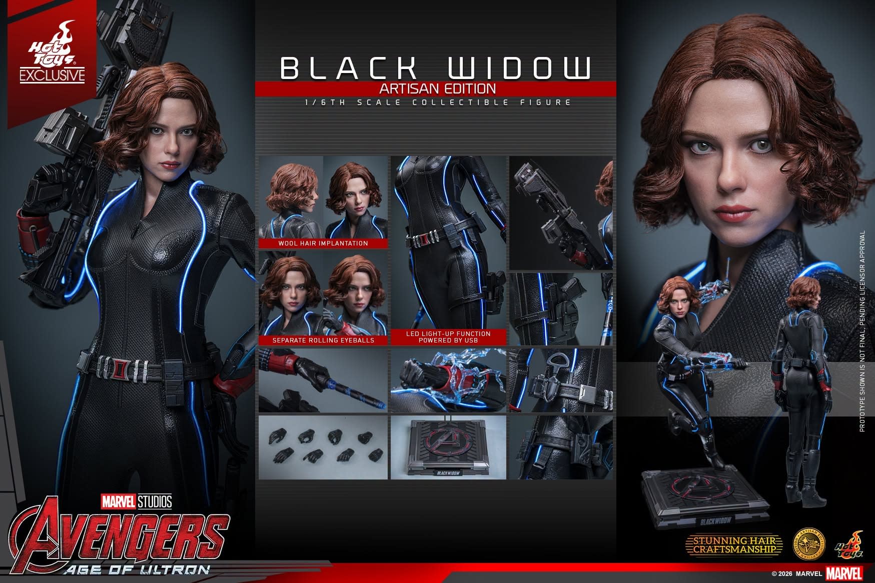 Hot Toys Reveals Exclusive Avengers: Age of Ultron Black Widow