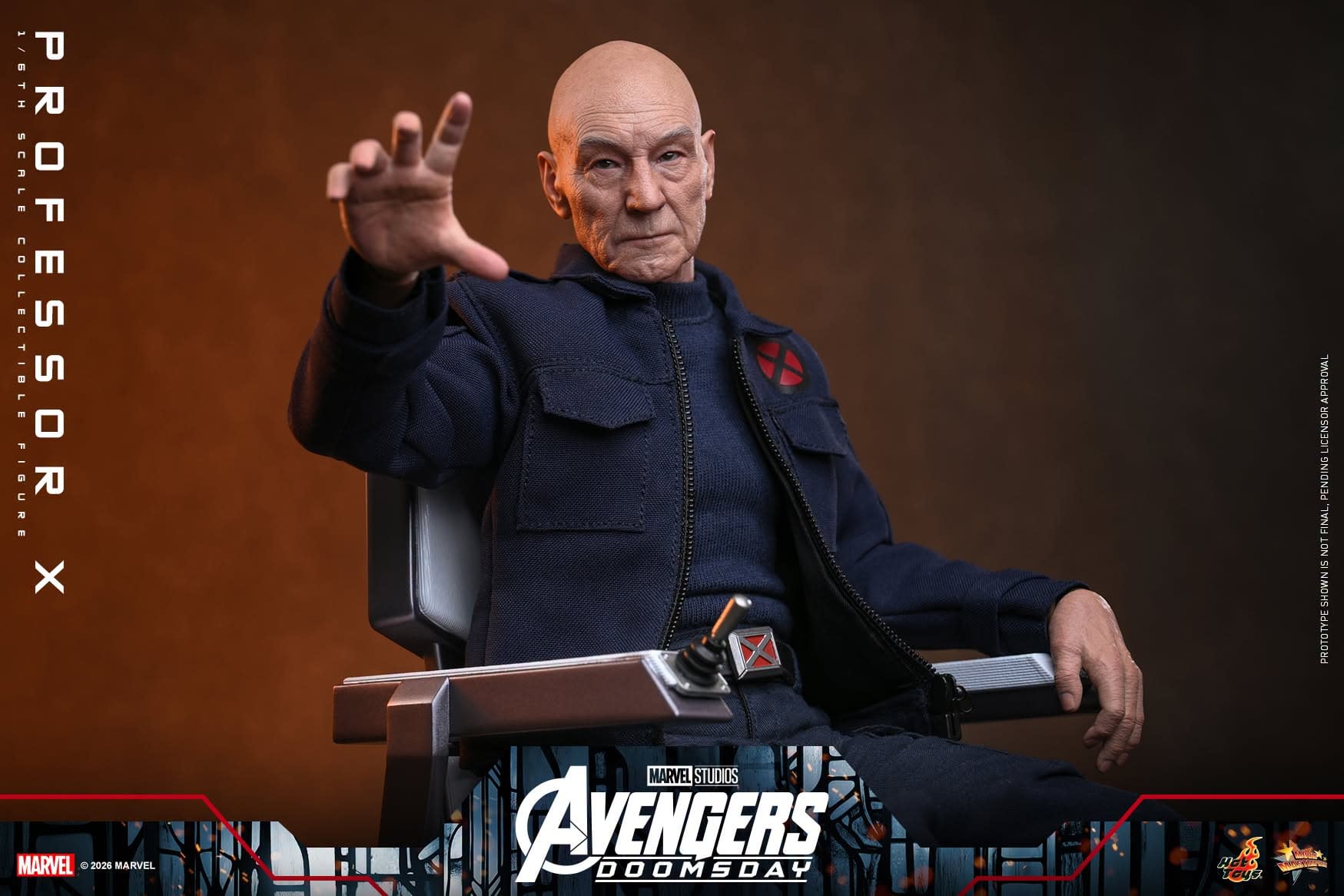 Hot Toys Reveals New Avengers: Doomsday Professor X 1/6 Scale Figure