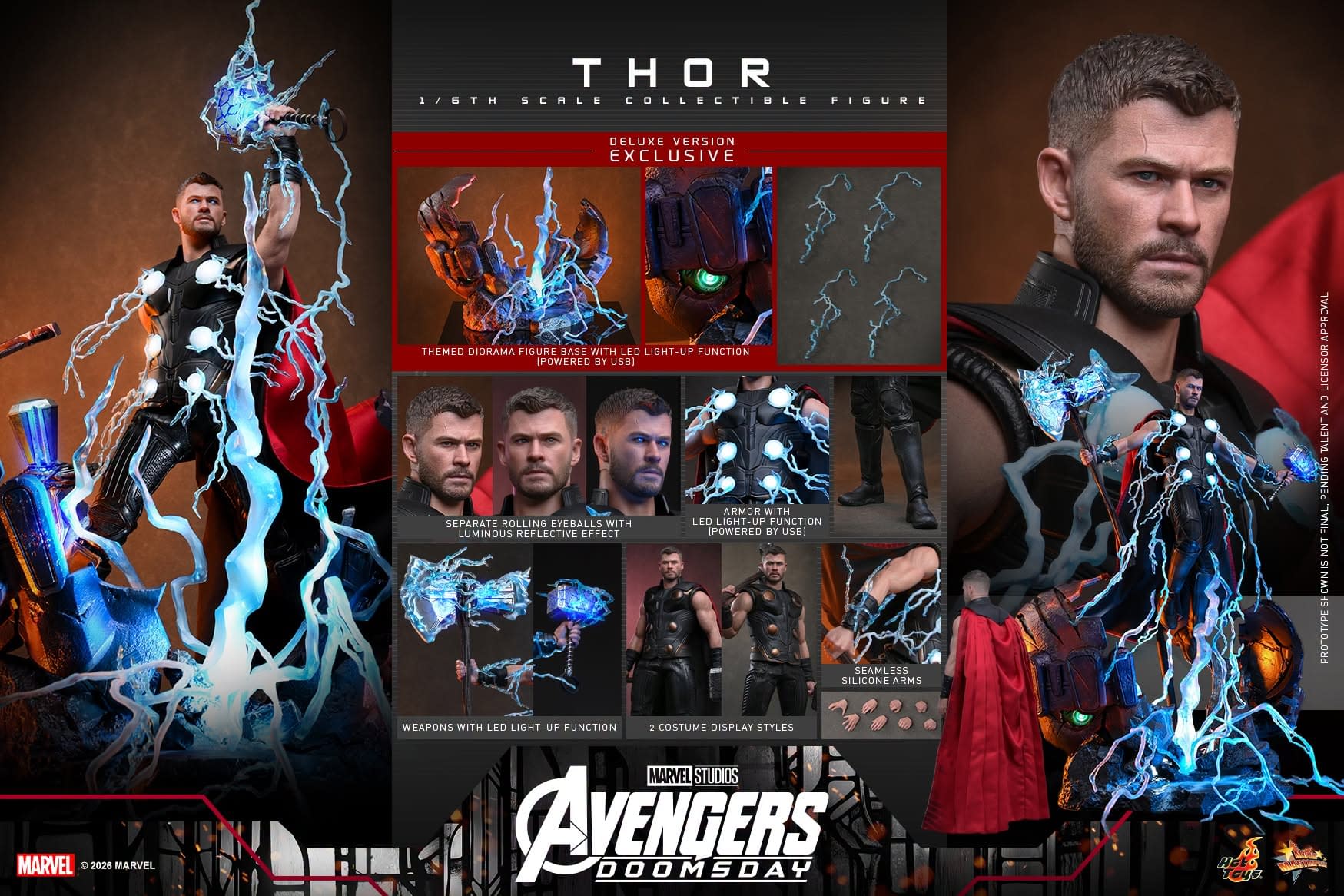 Hot Toys Summons A God with New Avengers: Doomsday 1/6 Scale Thor