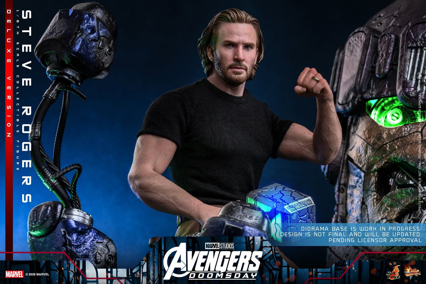 Steve Rogers Returns with New Hot Toys Avengers: Doomsday Figure