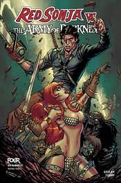 Cover image for RED SONJA VS AOD #4 CVR B SEELEY