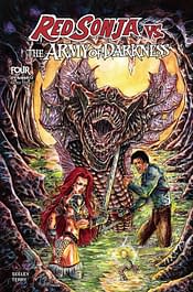 Cover image for RED SONJA VS AOD #4 CVR D JELENIC