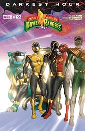 Cover image for MIGHTY MORPHIN POWER RANGERS #122 CVR A CONNECTING VAR