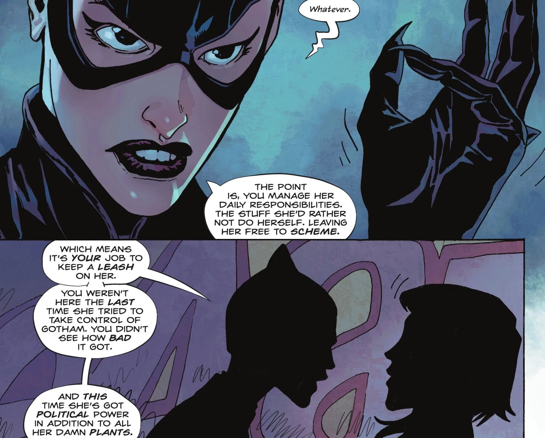 Batman, Batgirl, Poison Ivy