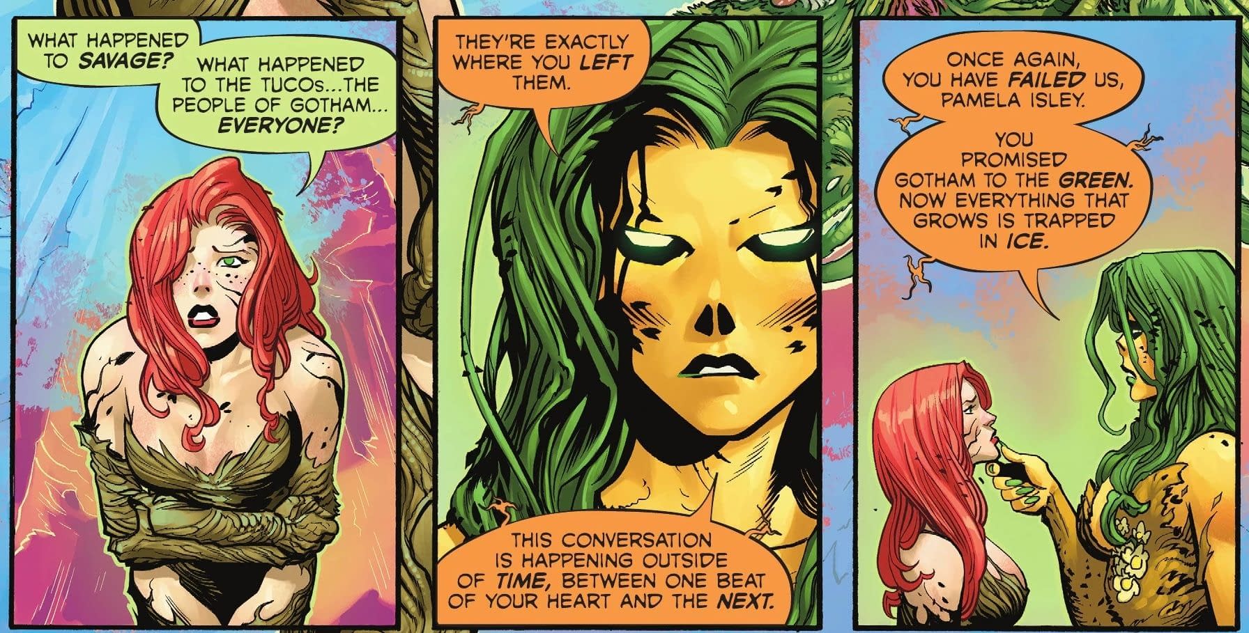 Bad Seeds: Vandal Savage, Croc, Poison Ivy & Harley Quinn (Spoilers)