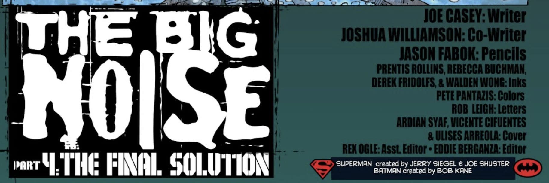 Joe Casey On Joshua Williamson Rewriting His Batman/Superman