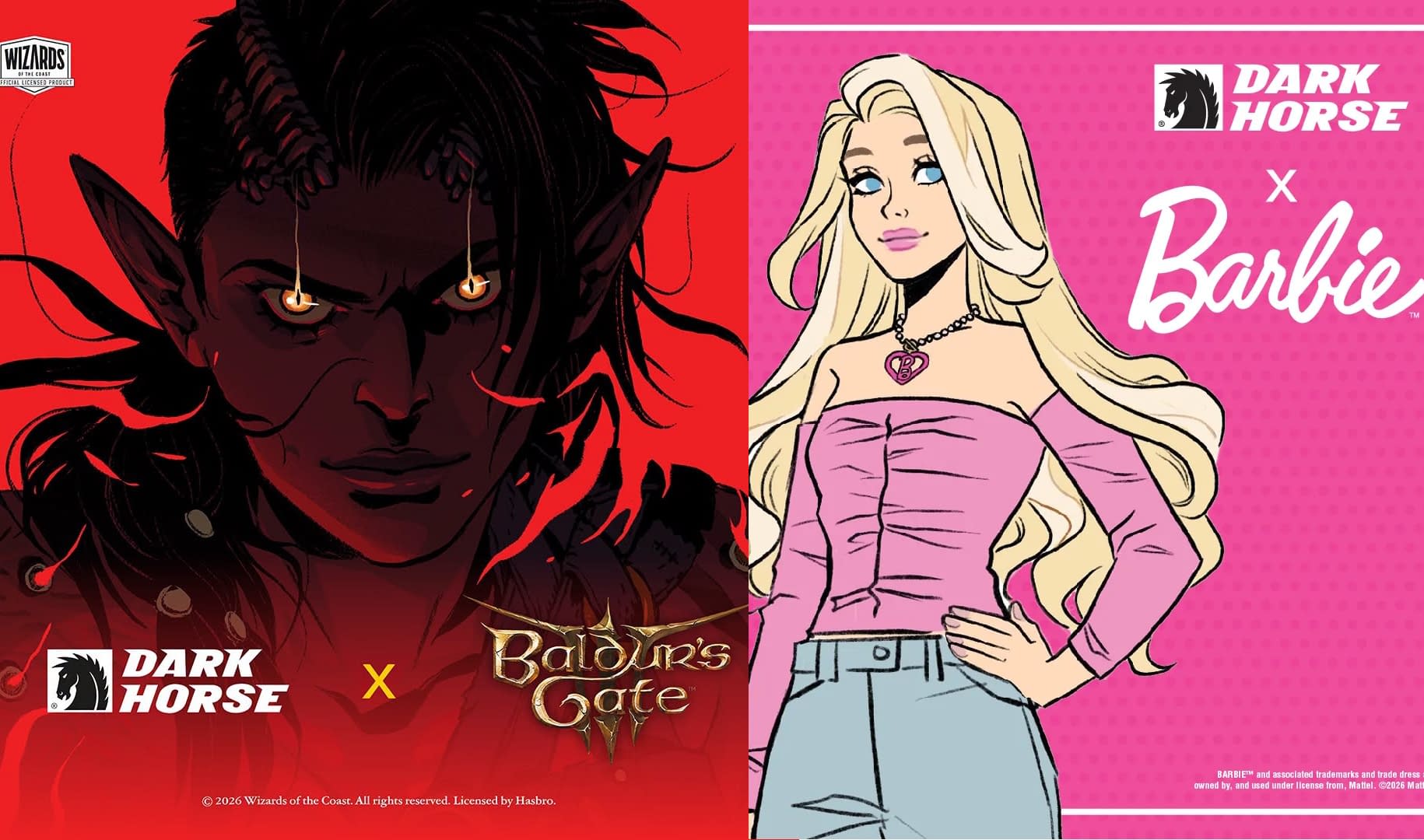 Dark Horse Comics - Barbie X Baldur's Gate At ComicsPRO San Diego
