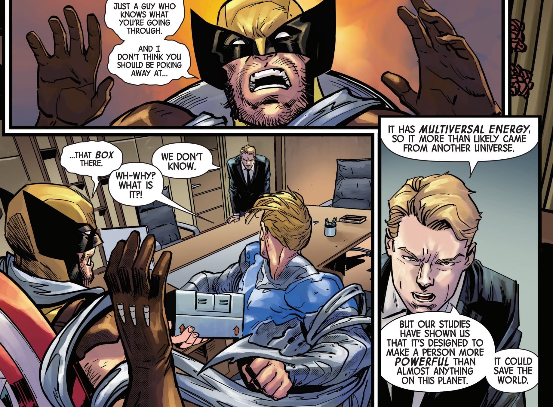 The Armageddon Origin Boxes In Ultimate Impact & Wolverine (Spoilers)