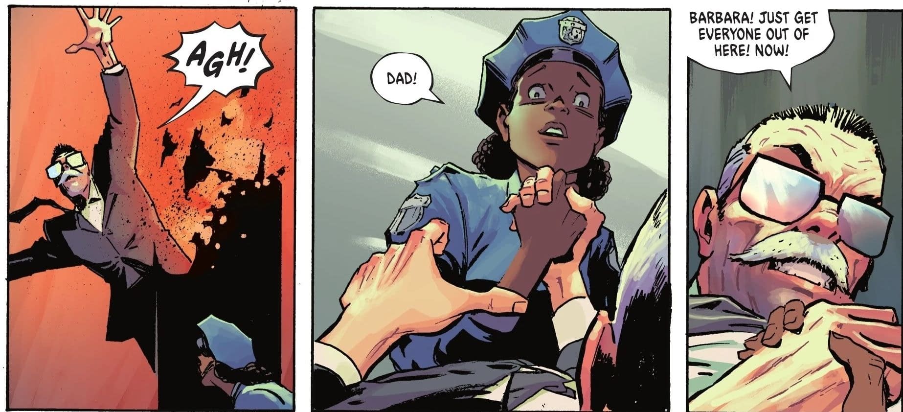 Uma primeira olhada sob o casaco do morcego absoluto de Barbara Gordon (spoilers)