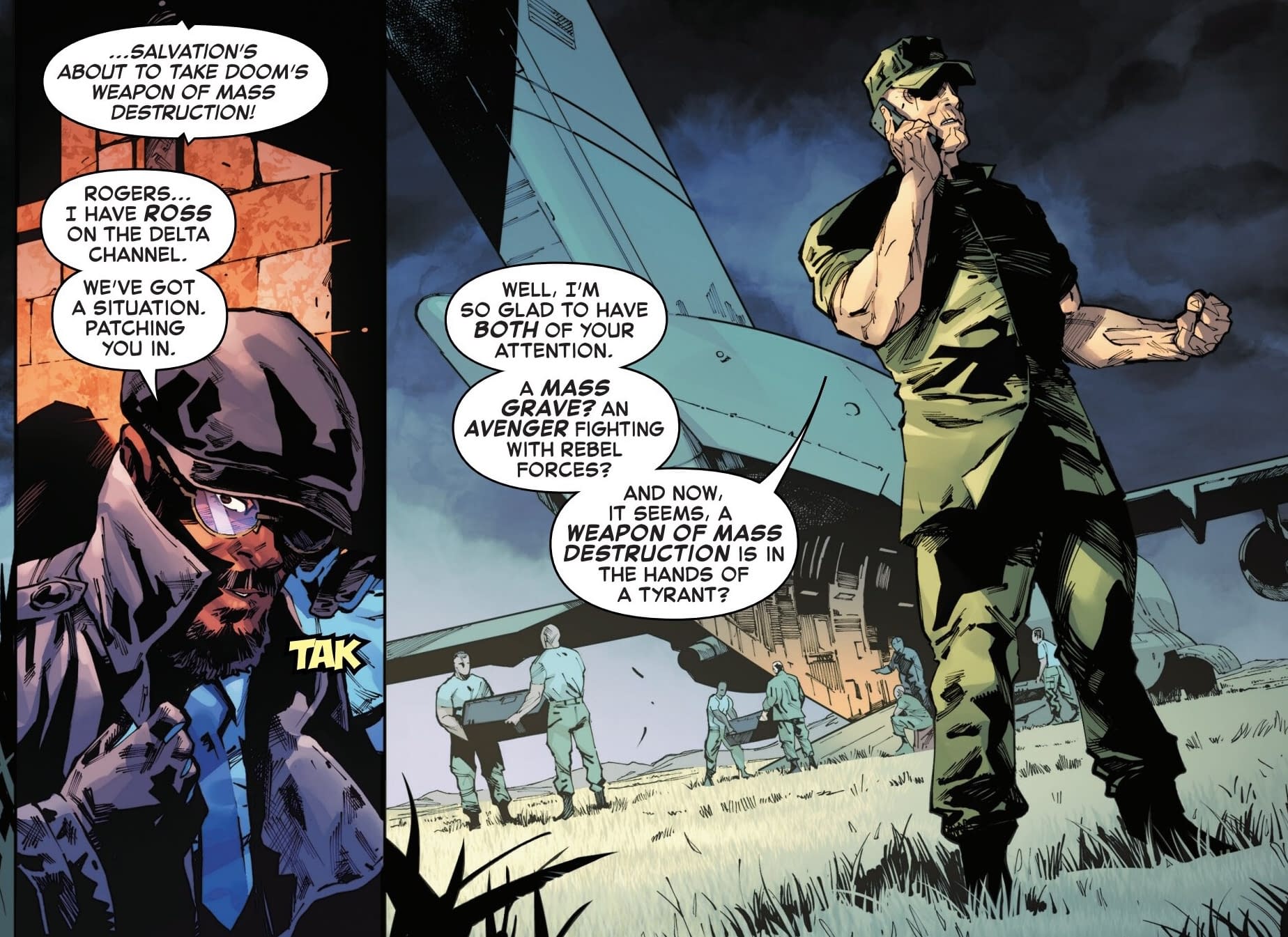 "You Wouldn't Like America When It's Angry" - Armageddon Spoilers