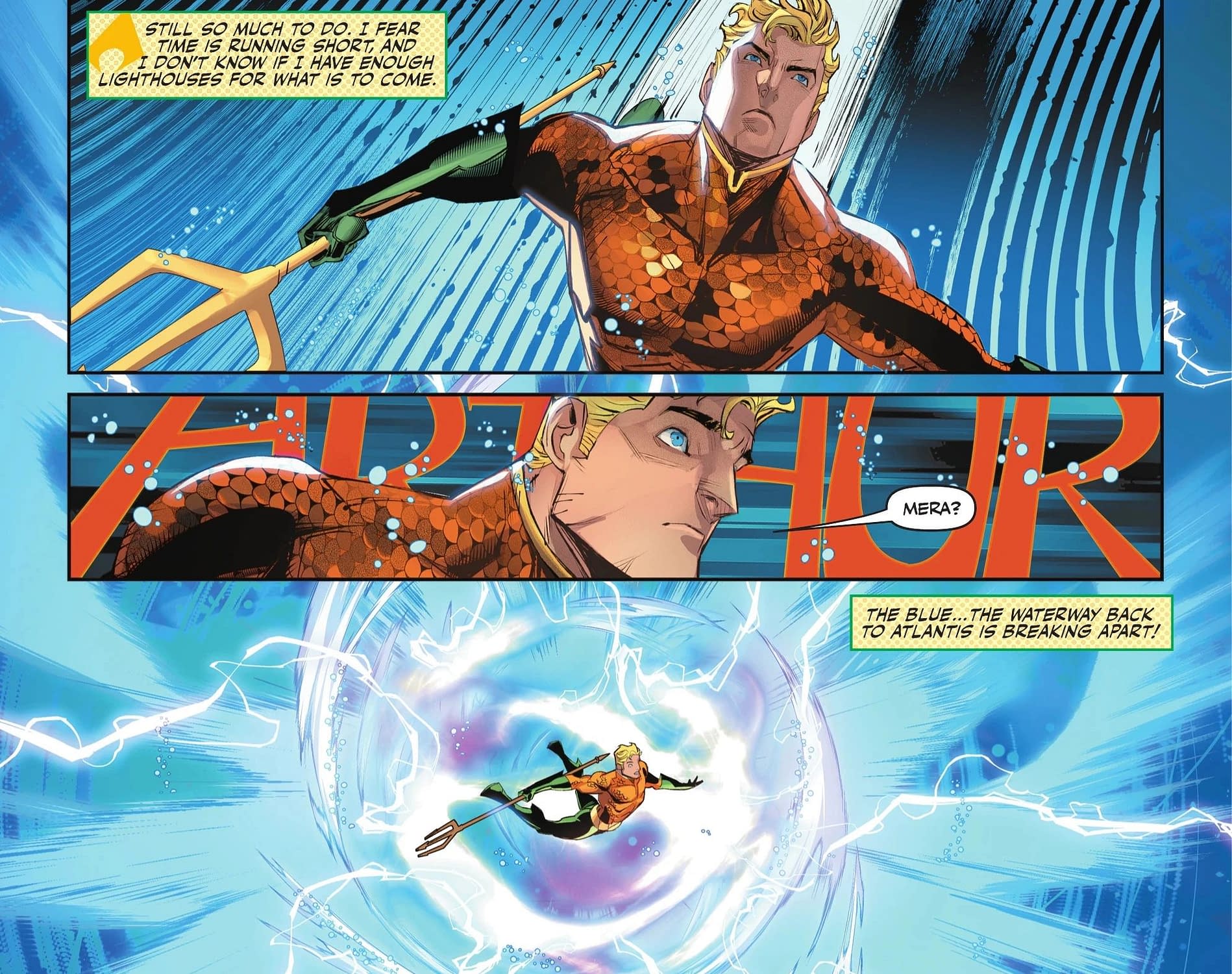 The Red, The Blue And The Green in Emperor Aquaman #21 (Spoilers)
