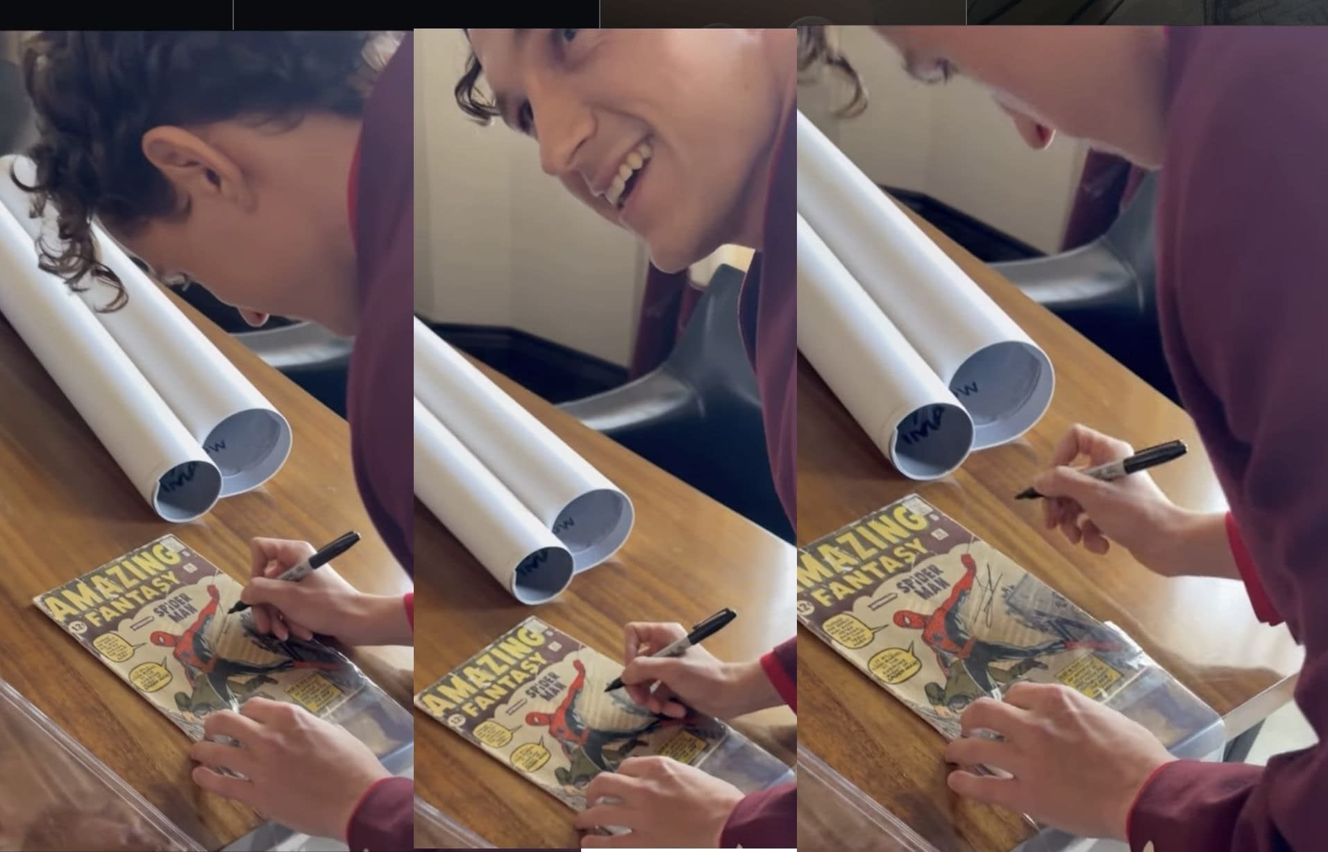 When Tom Holland Signs Your Amazing Fantasy #15… But Should He?