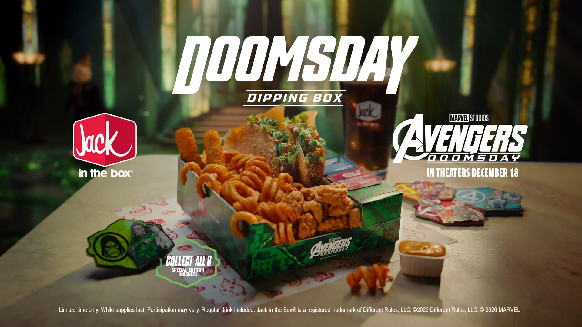 Jack in the Box Announces New Avengers: Doomsday Collaboration