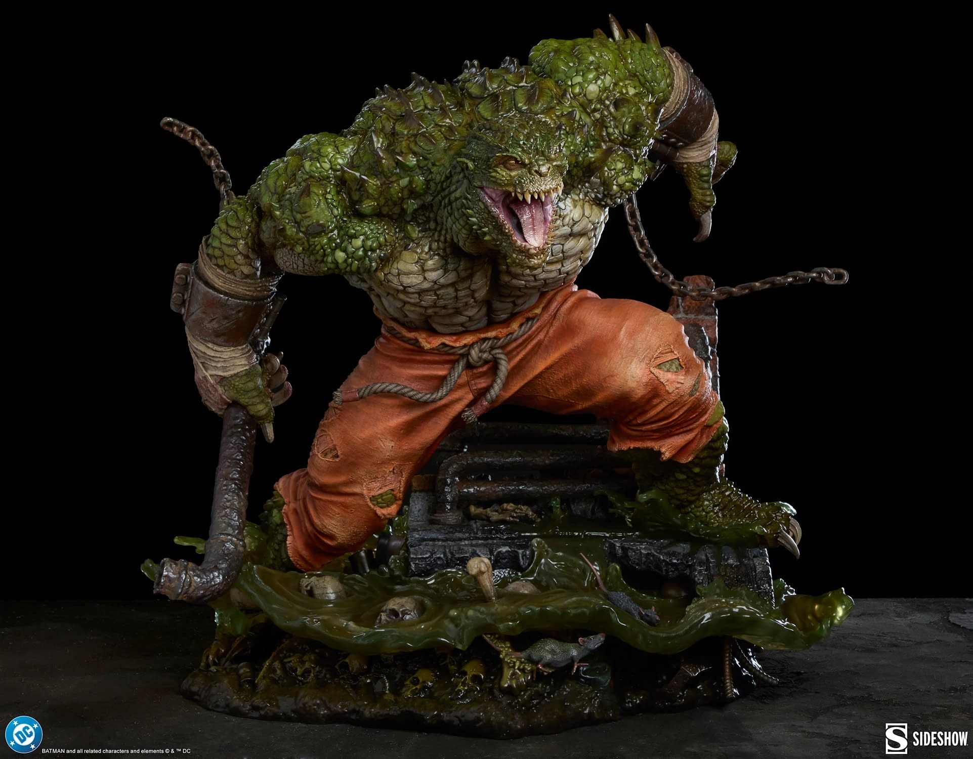 Sink Your Teeth Into's Sideshow's New DC Comics Killer Croc Statue