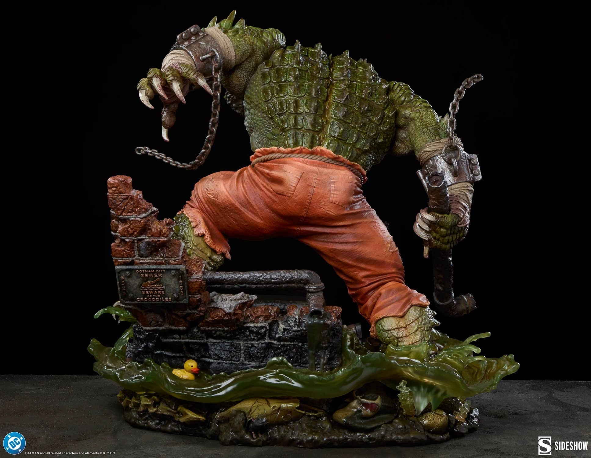 Sink Your Teeth Into's Sideshow's New DC Comics Killer Croc Statue