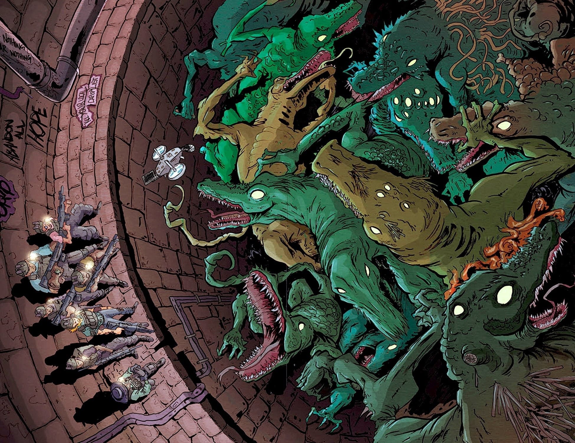 The Paul Pope Cover To Bad Idea's Lancer #1, Just A Photo Of Paul Pope