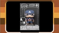 metal captain america funko