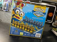 Noble Collection Minions Medieval Mayhem Chess Set – Oversized Figures, Folding Board, Fun Family Game