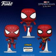 FUNKO POP MARVEL MOVIES SPIDERMAN NO WAY HOME SPIDERMAN 3 PACK EXCLUSI