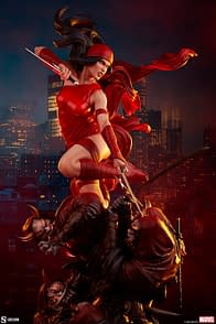 ♪XM STUDIOS  PREMIUM COLLECTIBLES Elektra Comic Edition＊同梱不可 Sideshow Debuts New Marvel Comics Elektra Premium Format Statue