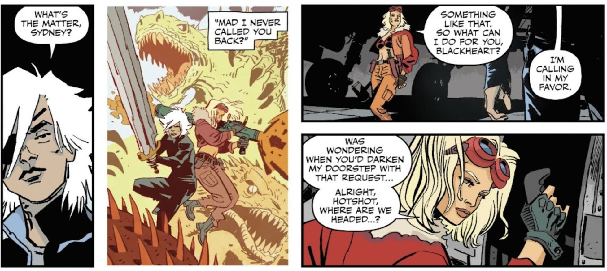 First Proper Appearance Of Bombshell In Lost Fantasy #9 And Cover For #10