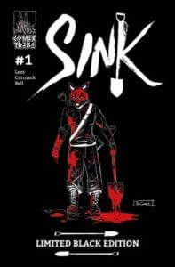 ComixTribe Black Bag For Local Comic Shop Day Contains Sold-Out Sink #1 And Sink #2