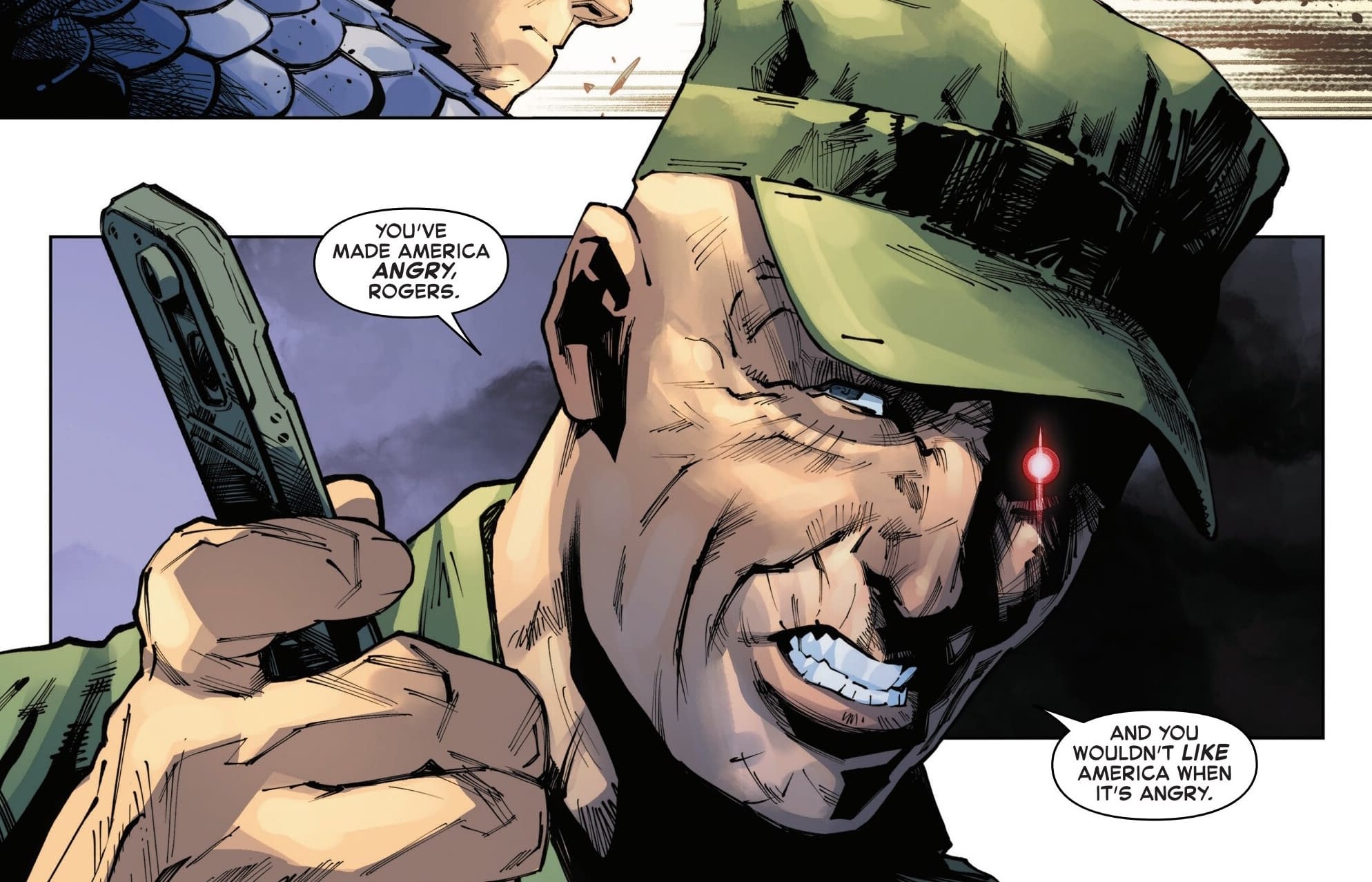 "You Wouldn't Like America When It's Angry" - Armageddon Spoilers