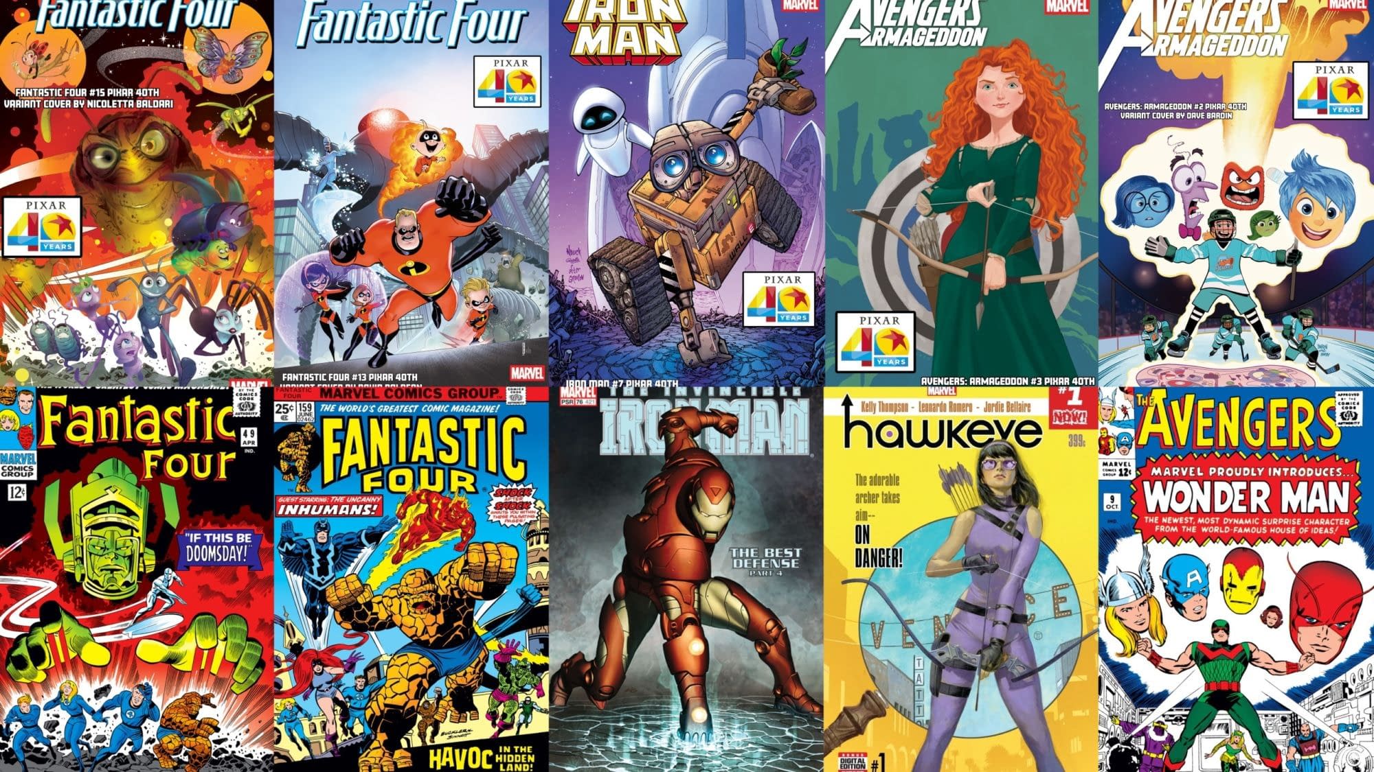 Marvel X Pixar With New Variant Cover Line For July & August 2026