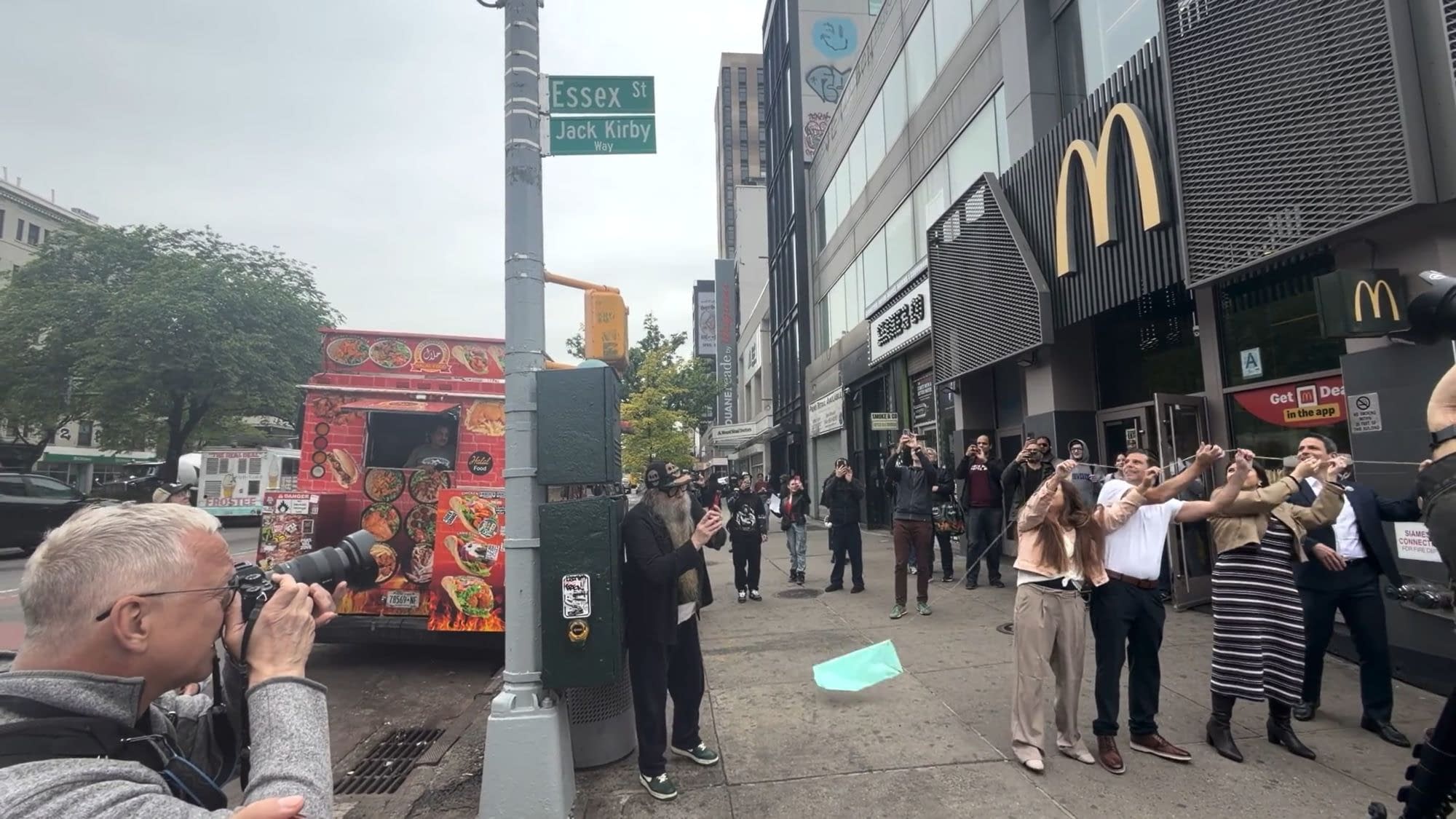 Watch The Unveiling Of Jack Kirby Way, At His Birthplace In New York