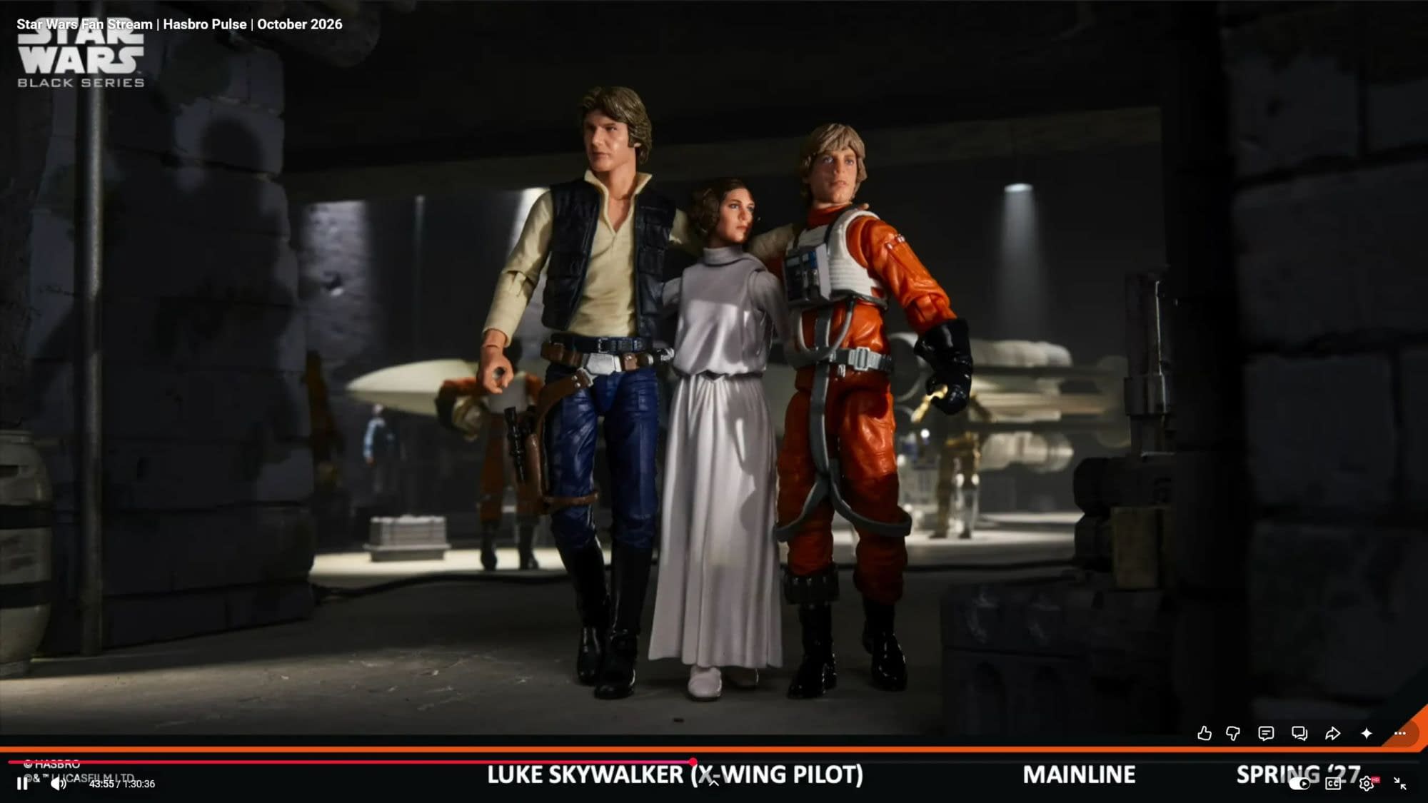 Spring Wing Launch Take Flight with Hasbro’s New Star Wars X-Wing Pilot Luke Skywalker